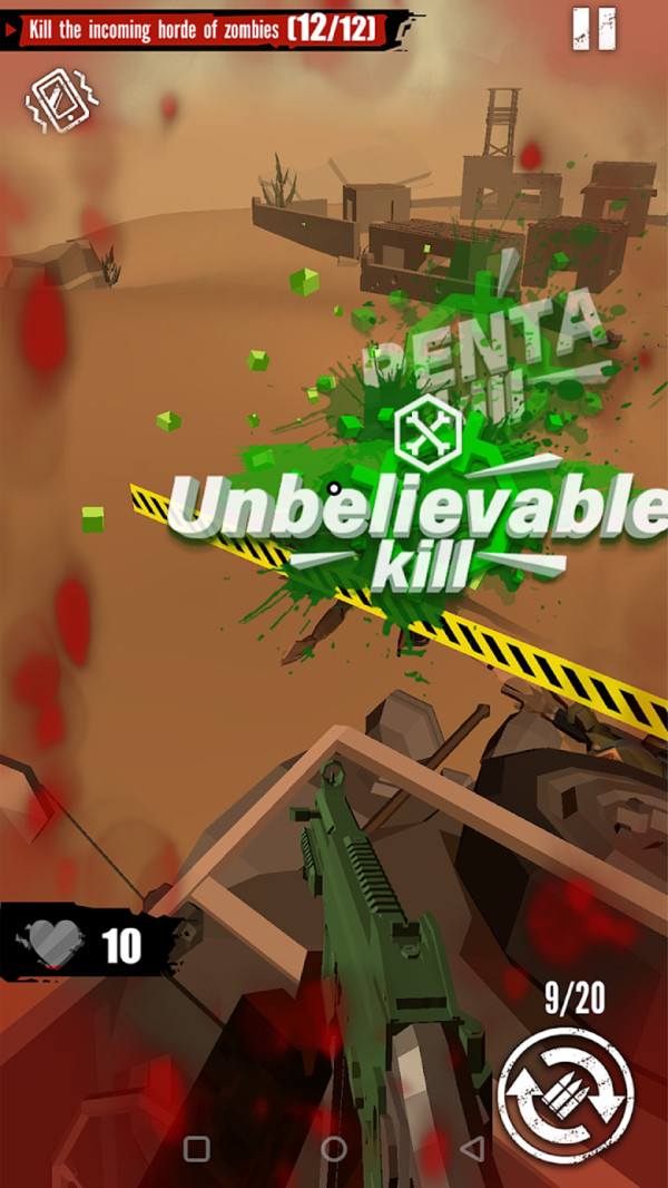 合成手枪：僵尸射击图1