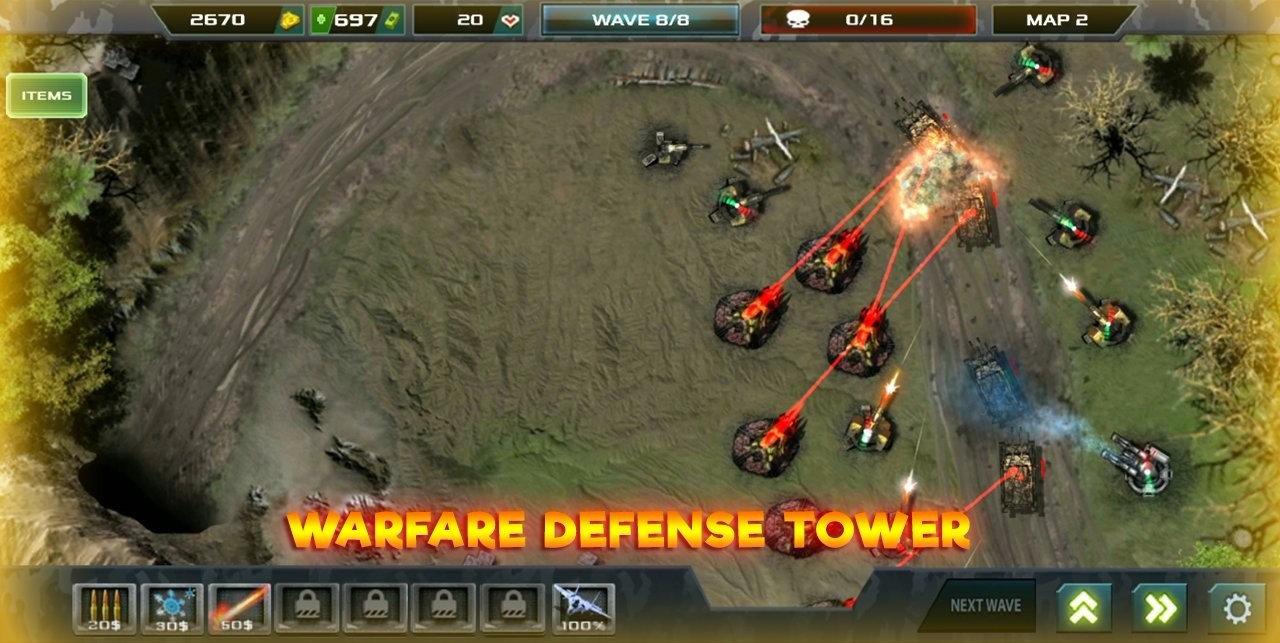 Tower Defense: Alien War TD图2