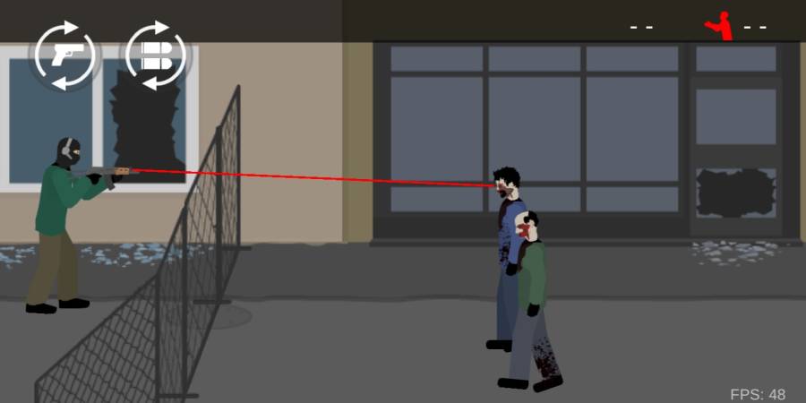 平面僵尸生存射击中文版图3