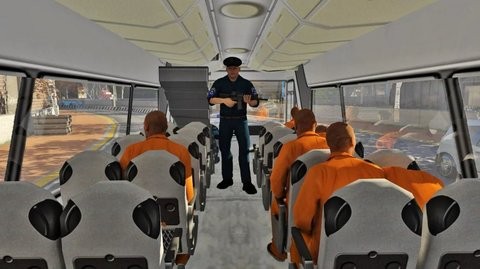 美国警察运输囚犯图1