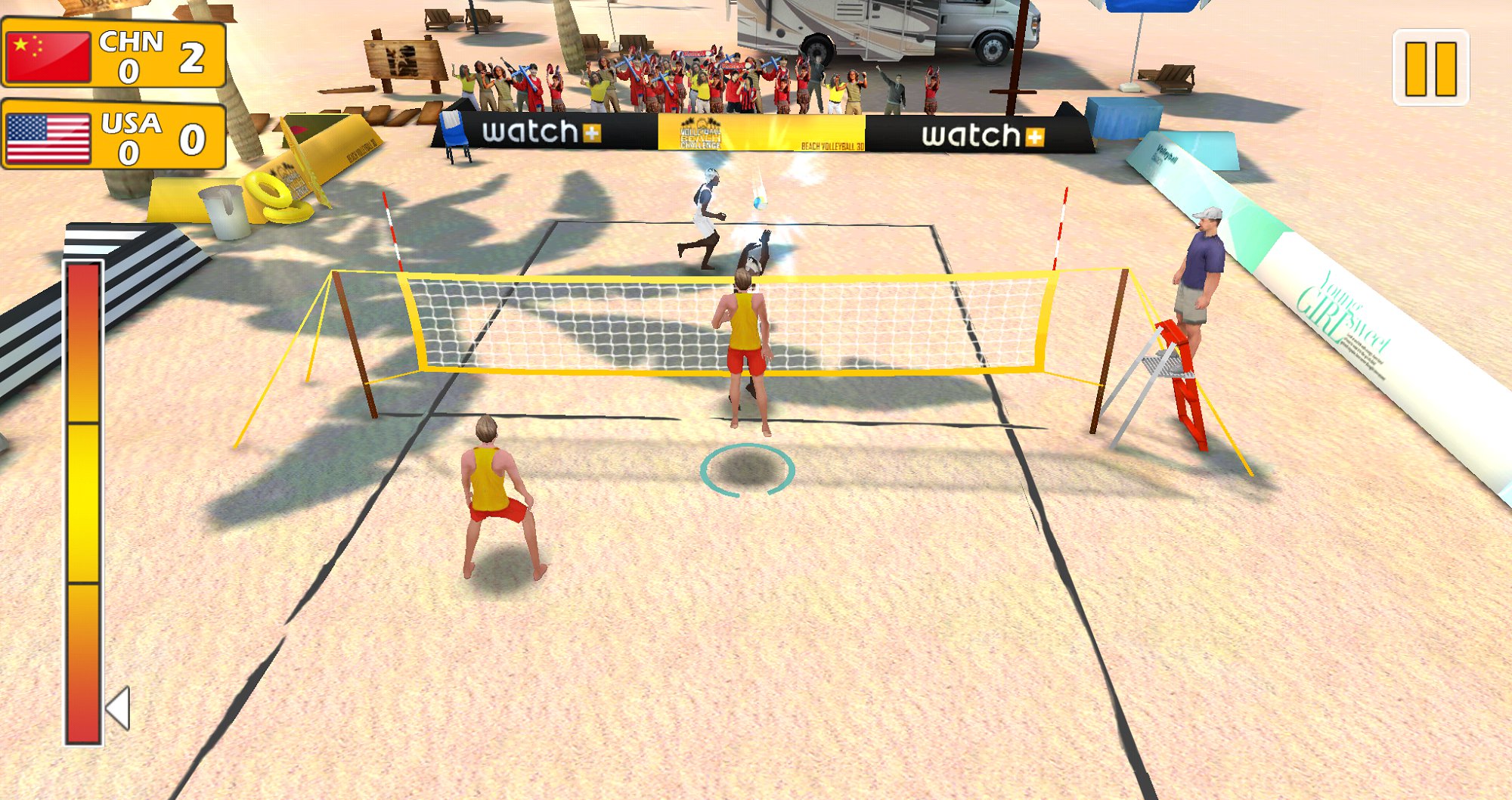 专业沙滩排球赛