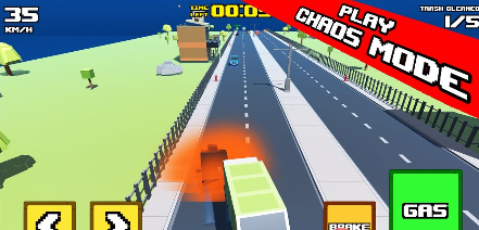 Crazy Road: Trash Dump Truck