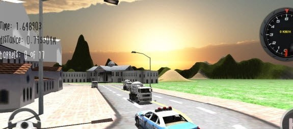 警车开道3D图1