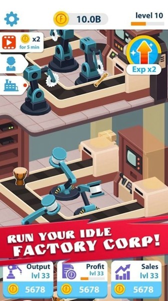 Idle Factory Corp.: Business Tycoon Clicker Games图2