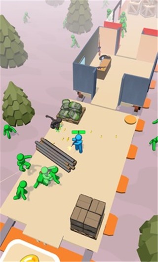 火车防御僵尸生存图2