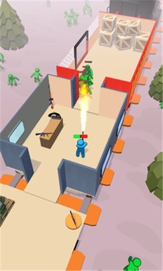 火车防御僵尸生存图1