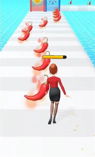 冰火女孩吃辣椒图3