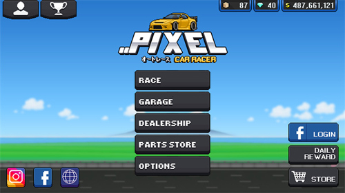 像素赛车手中文破解版无限金币最新版安卓免费版图1