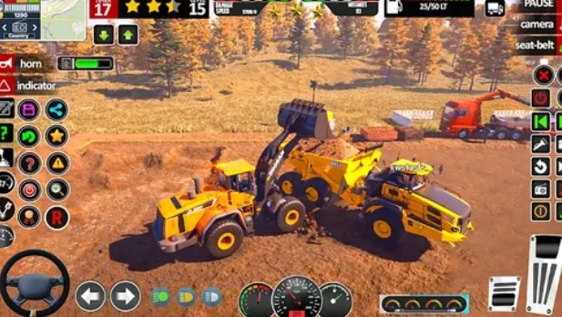 挖沙机JCB卡车图1