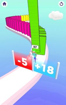 多米诺骨摆放跑酷Domino String