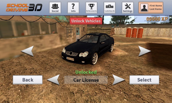 学校驾驶3d无限金币版图3