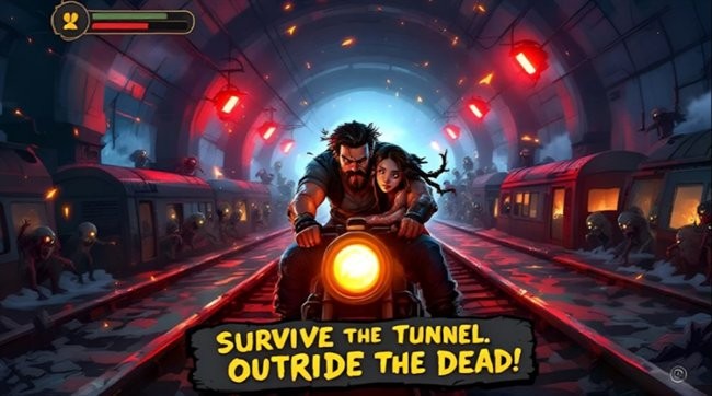 Stunt Biker: Zombie图1