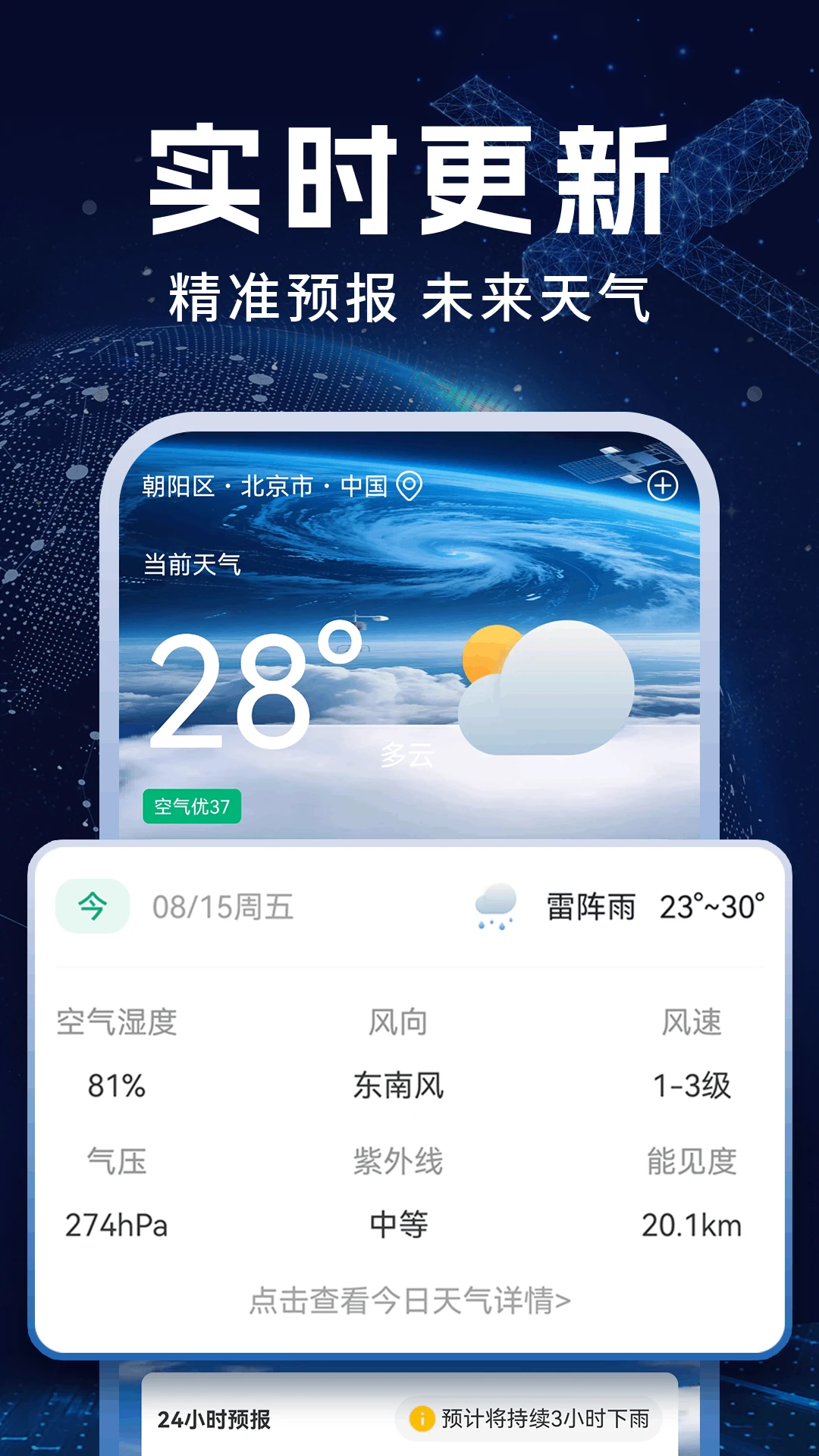 卫星天气准报图1