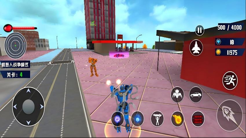 超级机甲人对决