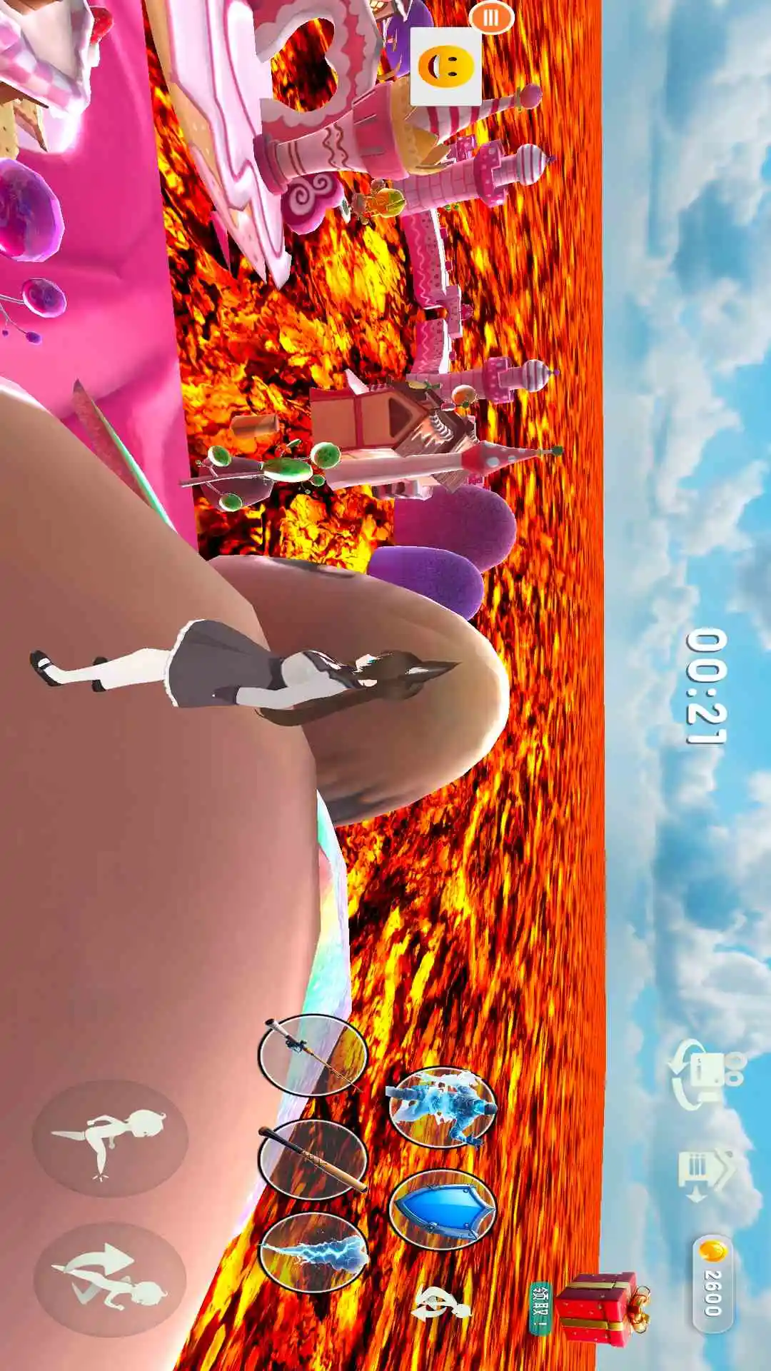 动漫女孩跑步图4