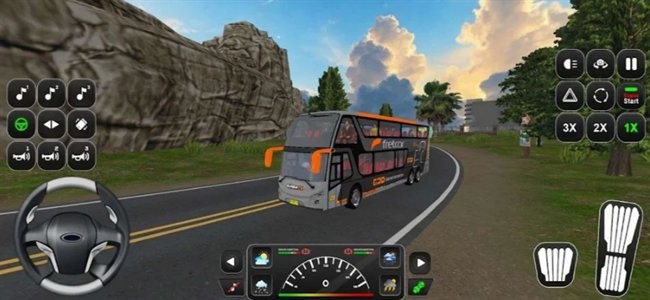 越野巴士驾驶游戏(Open World Bus Driving Game 3d)图1