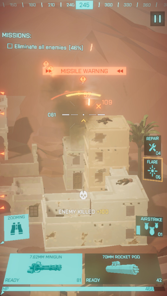 直升机攻击游戏最新版(Heli Attack) 1.6.6.0安卓版图2