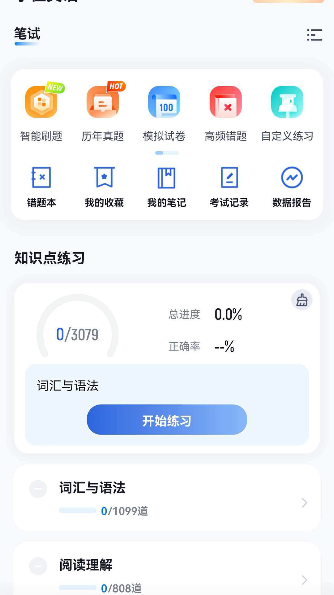 学位英语考试冲题库