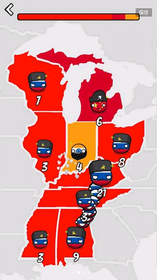 Country Balls Io: Battle Arena图2