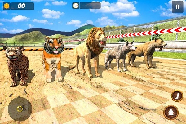 Animal Racing Simulator: Wild Animals Race Game