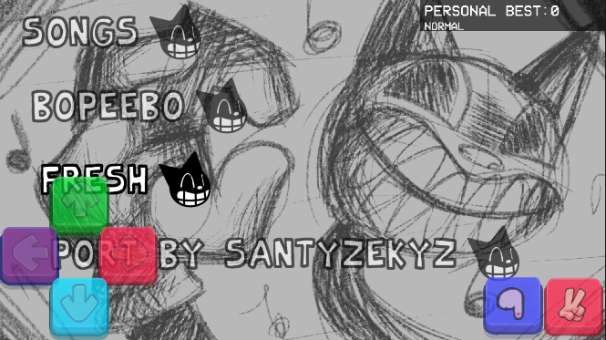 FnF ExtraFps Original(黑色星期五卡通猫)图3