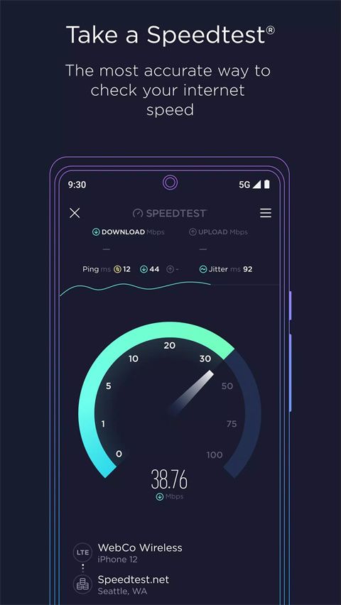 ookla speedtest(网络速度测试工具) v6.6.4 安卓版图1