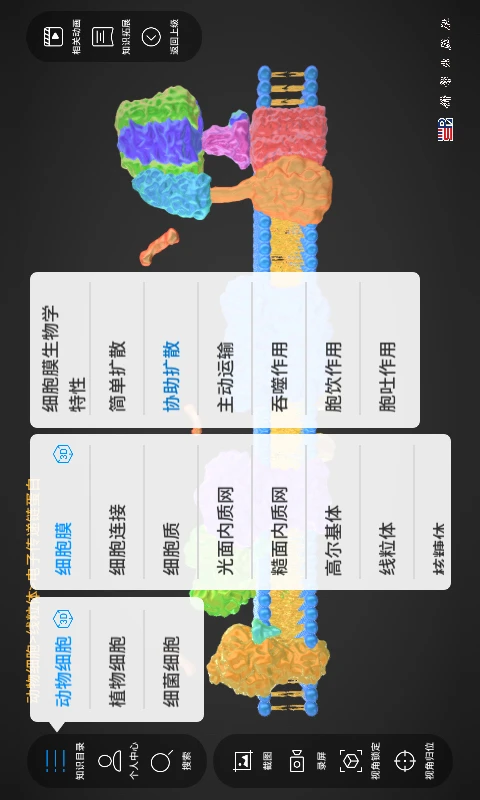 细胞生物学3D资源库系统图5