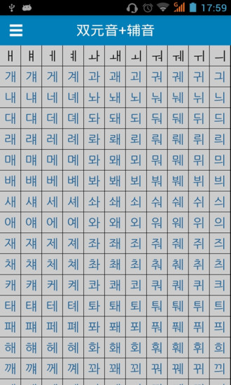 韩语发音字母表图3