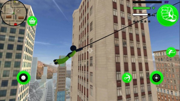 陆军火柴人绳索英雄官网版图3