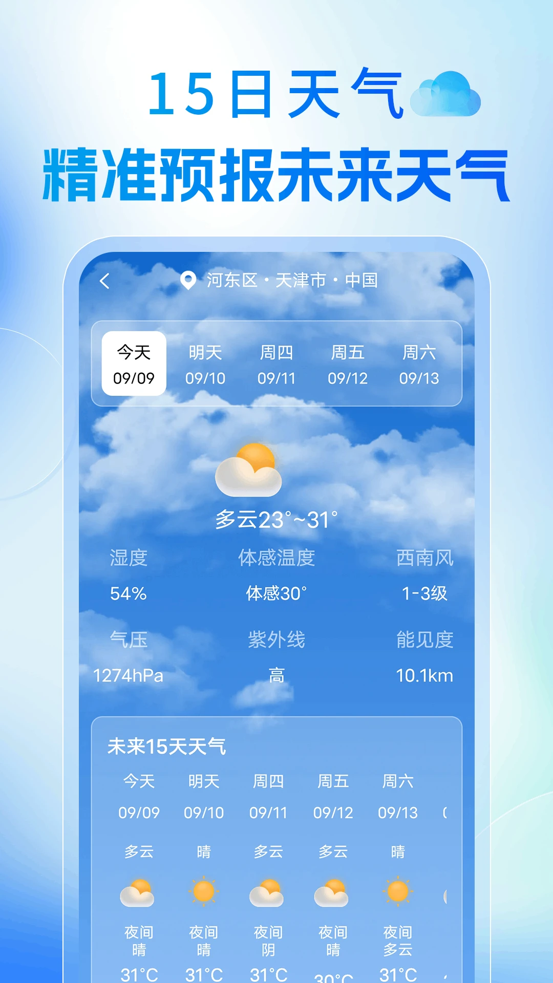 AI预报天气