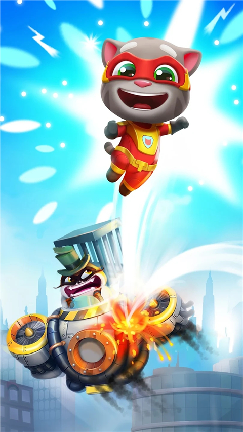 汤姆猫英雄跑酷破解版图4