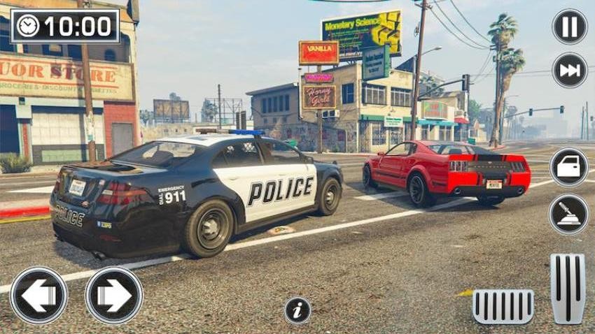 警车驾驶3D图3