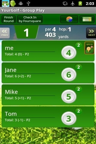 高尔夫记分卡软件图3