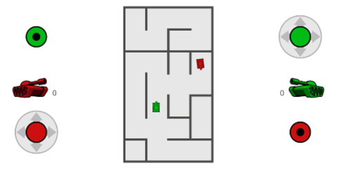 坦克鸡荡自制版图1