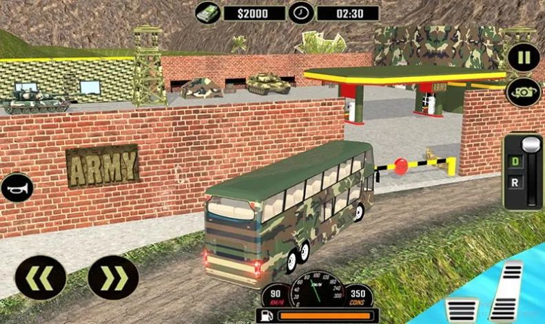Off Road Army Bus Driving:Soldier Transport Duty图2