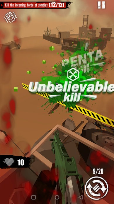 合成手枪：僵尸射击图1