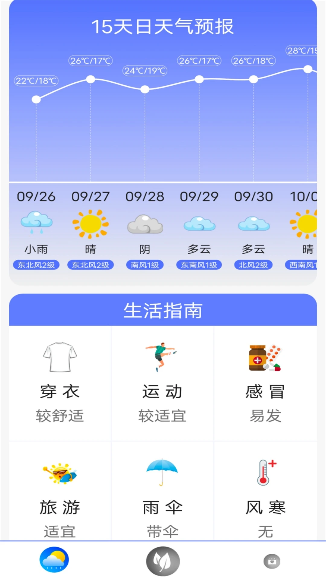 指尖实况天气图1