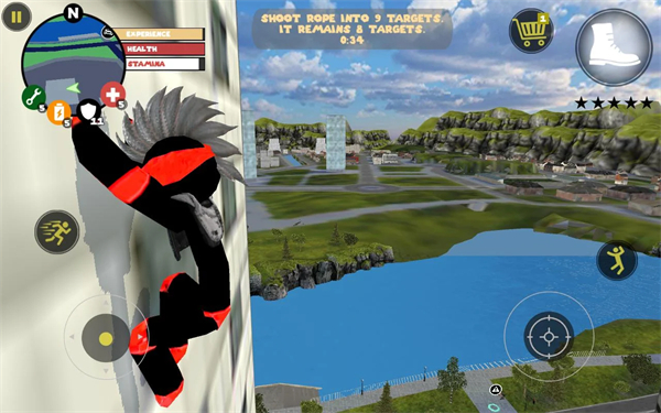 火柴人绳索英雄官方正版(Stickman Rope Hero)图4