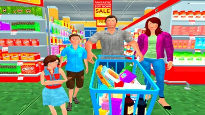 虚拟爸爸:幸福的家庭3D图3