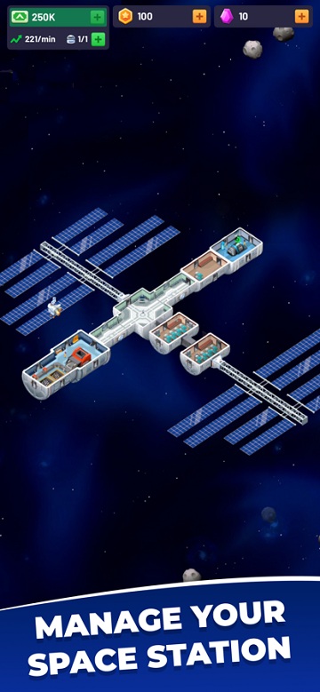 Idle Space Station官方版(ISS Idle)图1