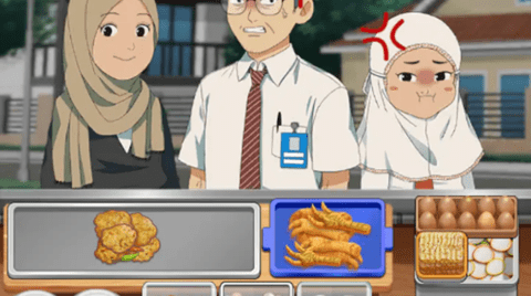 印尼肉汁面摊图3