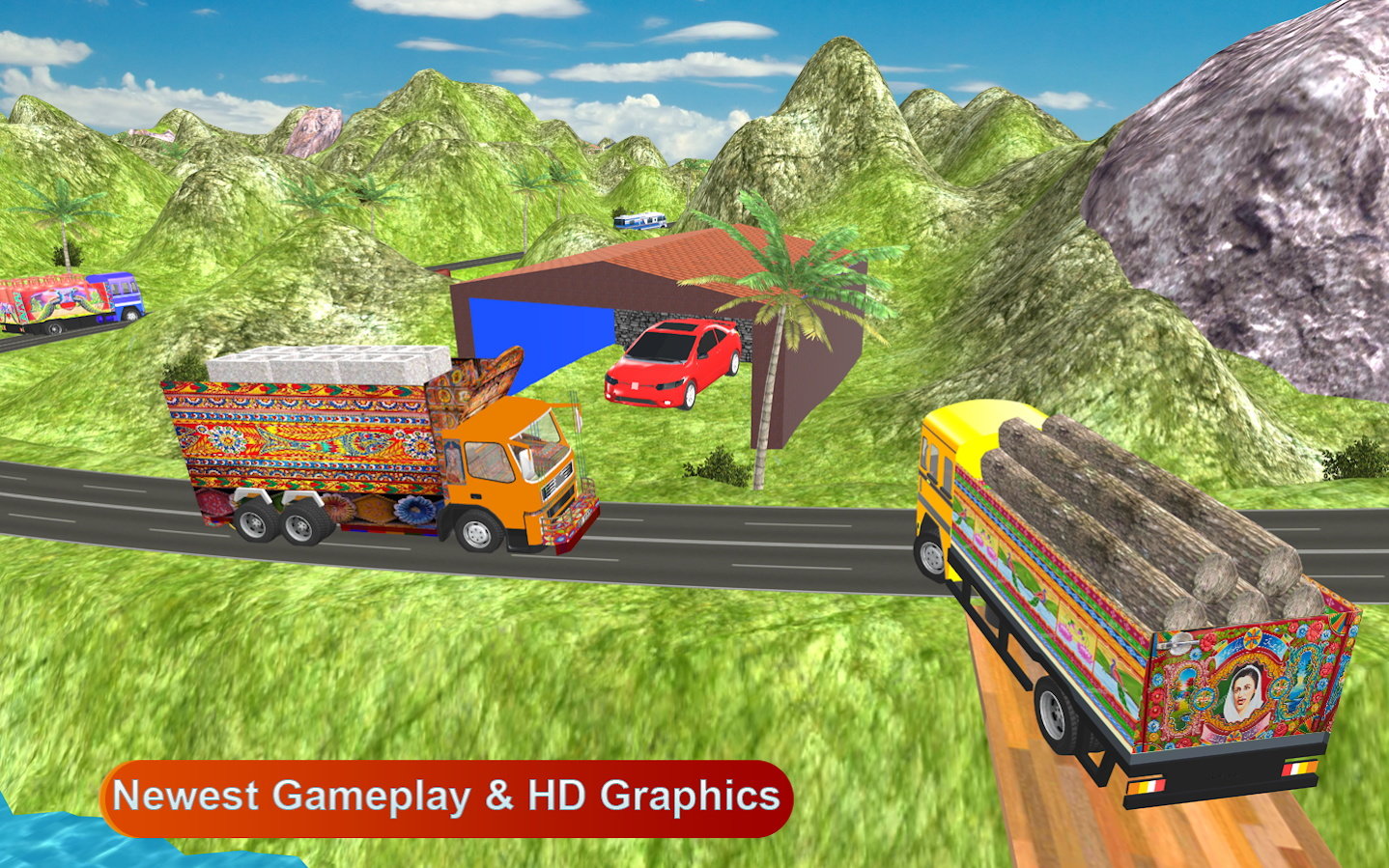Indian Cargo Truck Driver : Truck Games图1