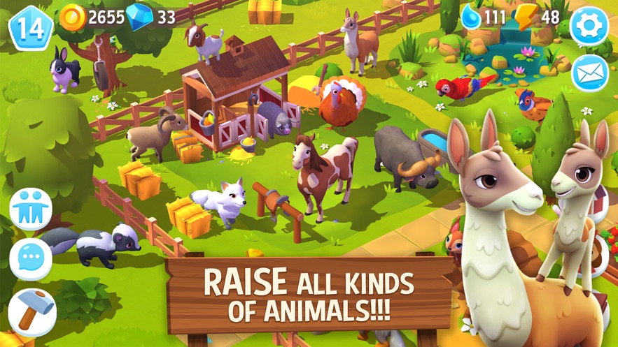 开心农场3动物园最新版本2023(FarmVille 3)图1