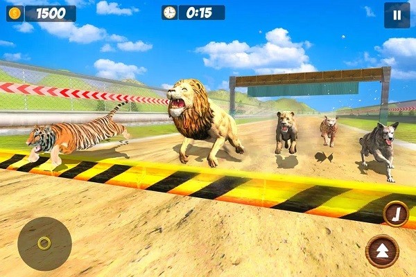 Animal Racing Simulator: Wild Animals Race Game图1