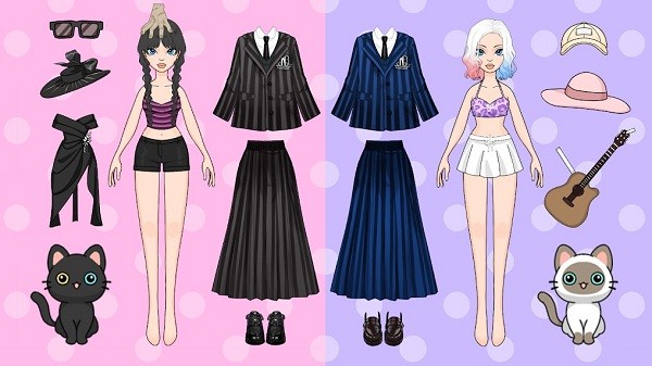 魔法纸娃娃diy换装游戏(Magic Paper Dolls)图4