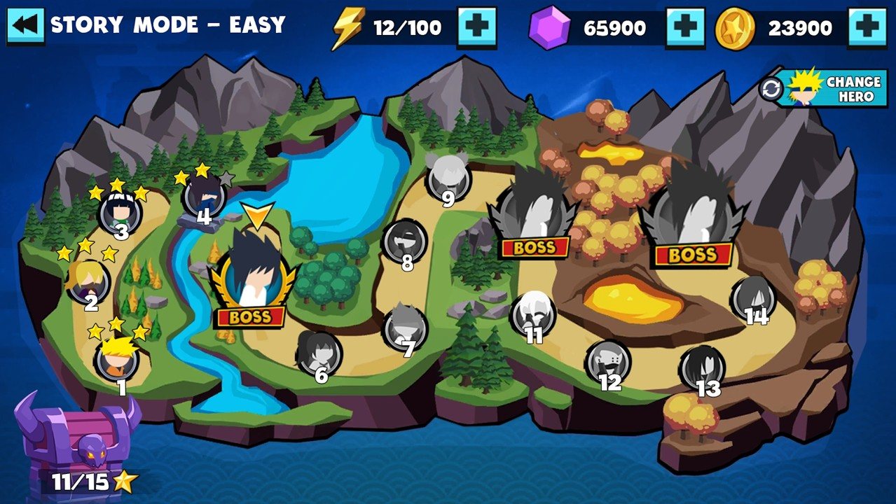 火柴人忍者忍者格斗游戏手机版 7.3正版图2