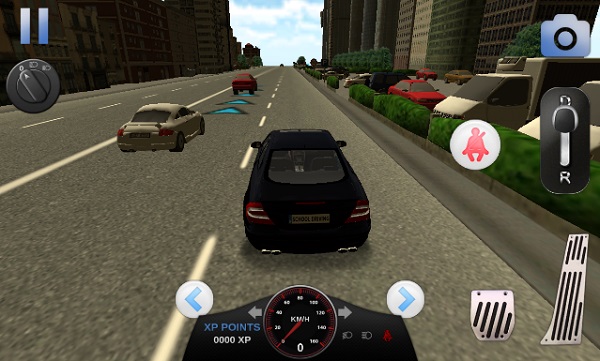 学校驾驶3d无限金币版图1