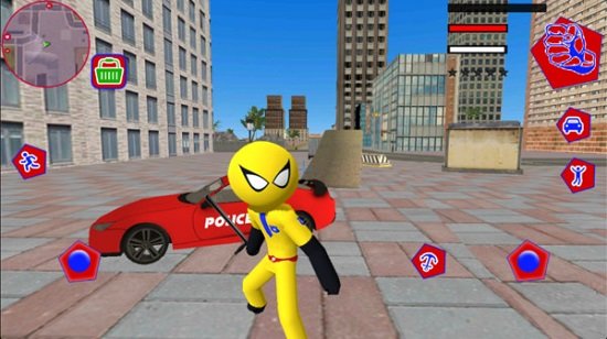 火柴人绳索英雄正版无广告app图3