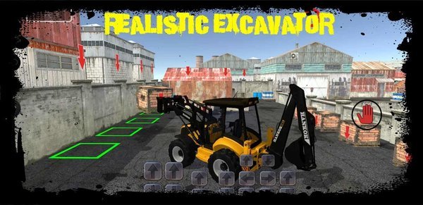 Construction Simulation: Excavator, Crane, Tractor图1