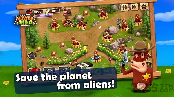 公牛大战外星人手机版(Cower Defense)图4